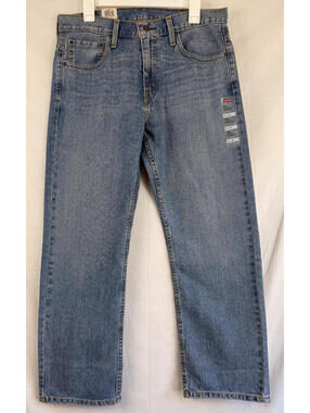 Levis 569 Loose Straight Leg Jeans Mens 31x30 Medium Wash Blue Denim NWT
